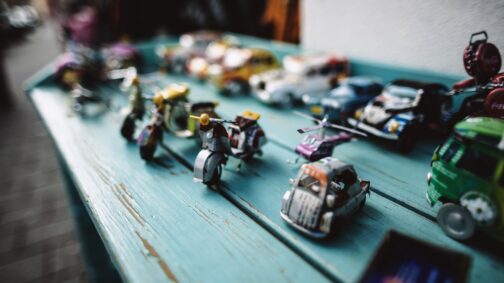 miniature di moto e auto fatte a mano