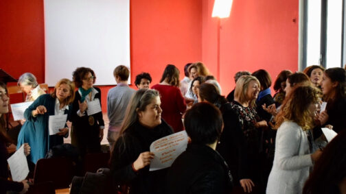 incontro professionale di donne