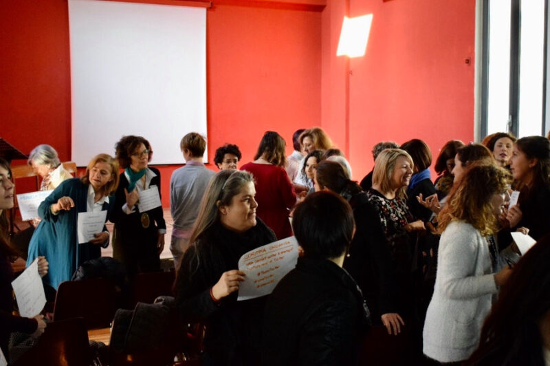 incontro professionale di donne