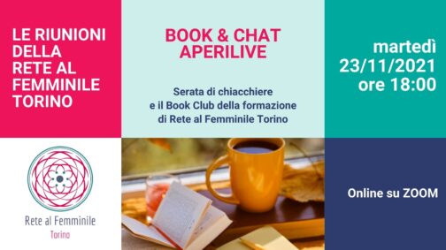 Cover dell'incontro Aperilive book 6 Chat della Rete di Torino del 23 novembre