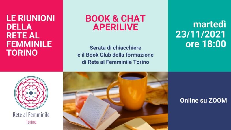 Cover dell'incontro Aperilive book 6 Chat della Rete di Torino del 23 novembre