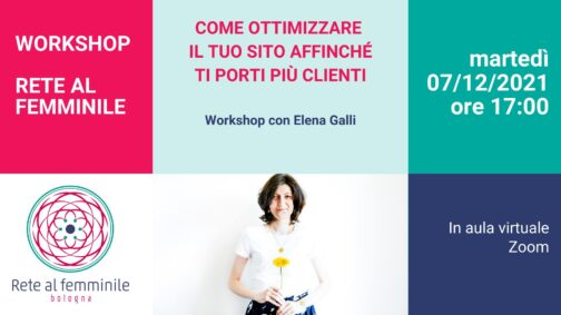 Workshop Elena Galli