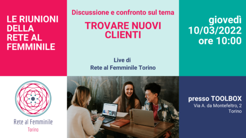 Copertina Evento 10 marzo 2022 rete Torino