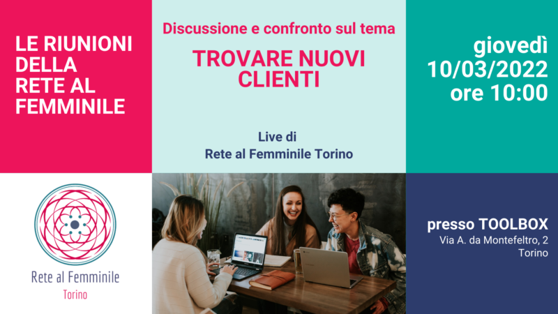 Copertina Evento 10 marzo 2022 rete Torino
