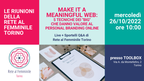 Make it a meaningful web