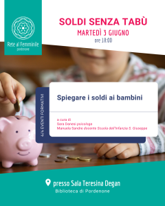 Soldi senza tabù - formazione finanziaria